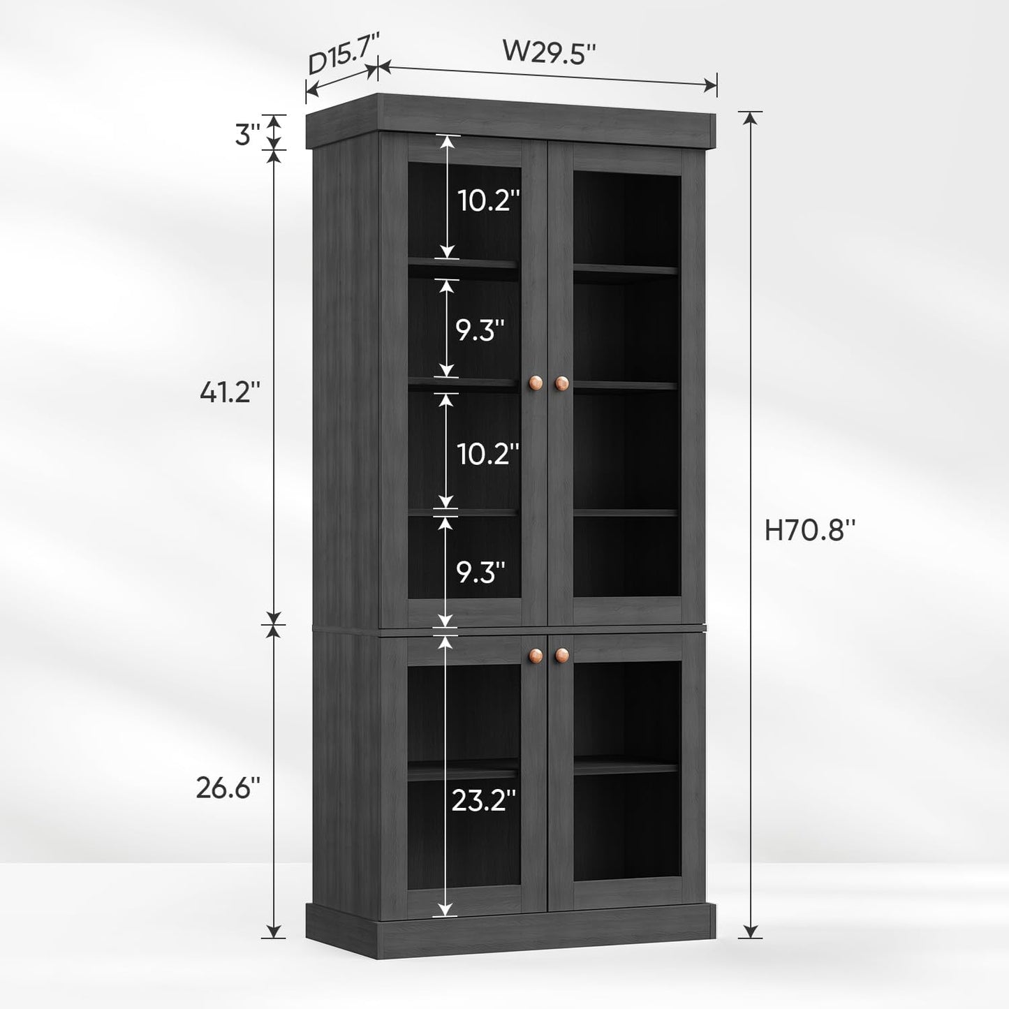 🌟 Modern Farmhouse Bookcase | Adjustable Shelves | Perfect for Books & Decor 🏡📖
