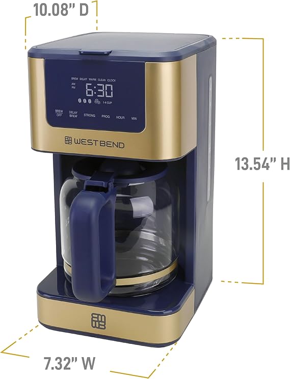One‑Touch Programmable Coffee Maker ☕⏰ Delay Brew | Anti‑Drip | Easy Clean