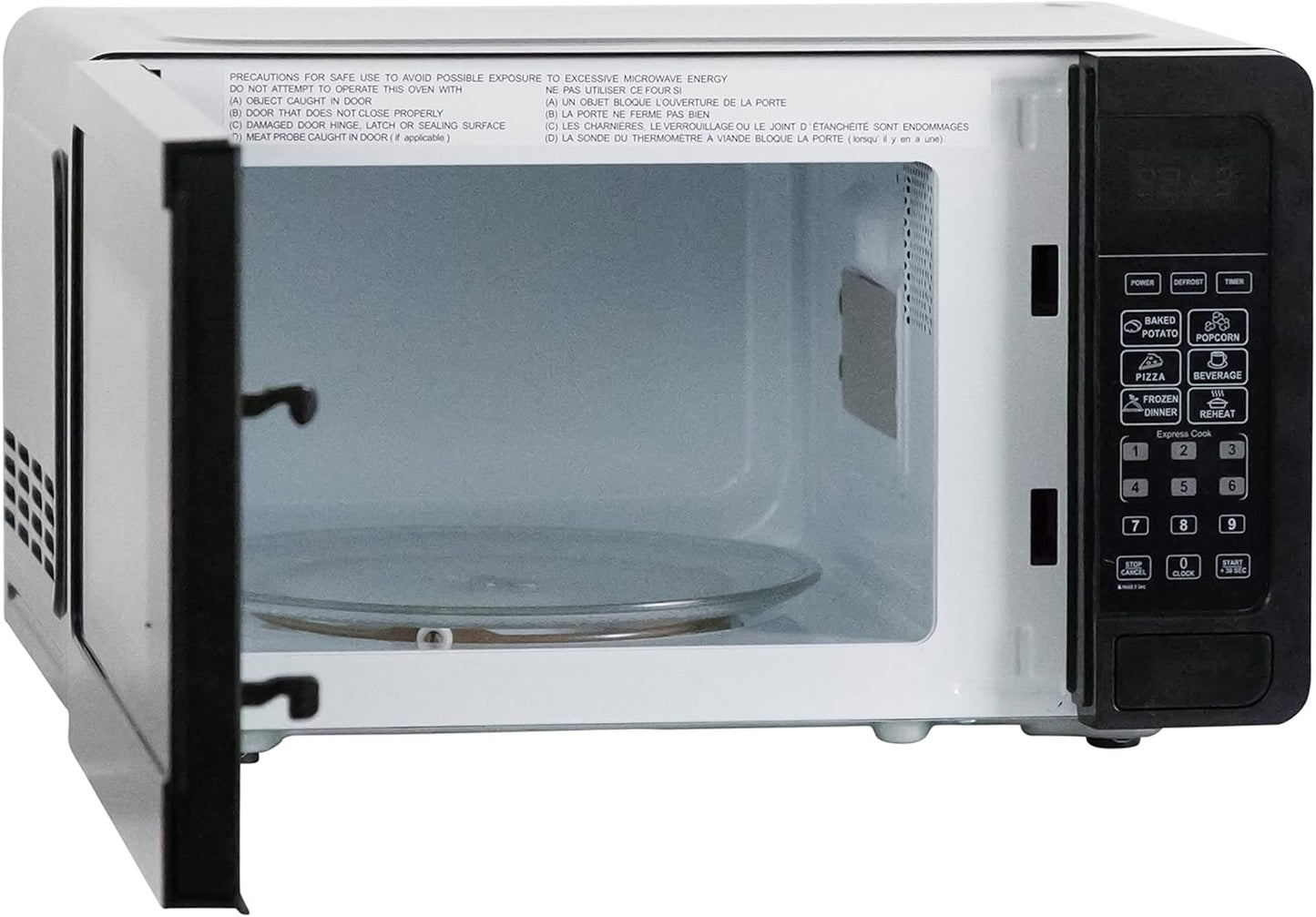 Easy Cook 0.7 Cu Ft Microwave 🍕☕ One‑Touch Meals & Snacks | Fast & Space‑Saving