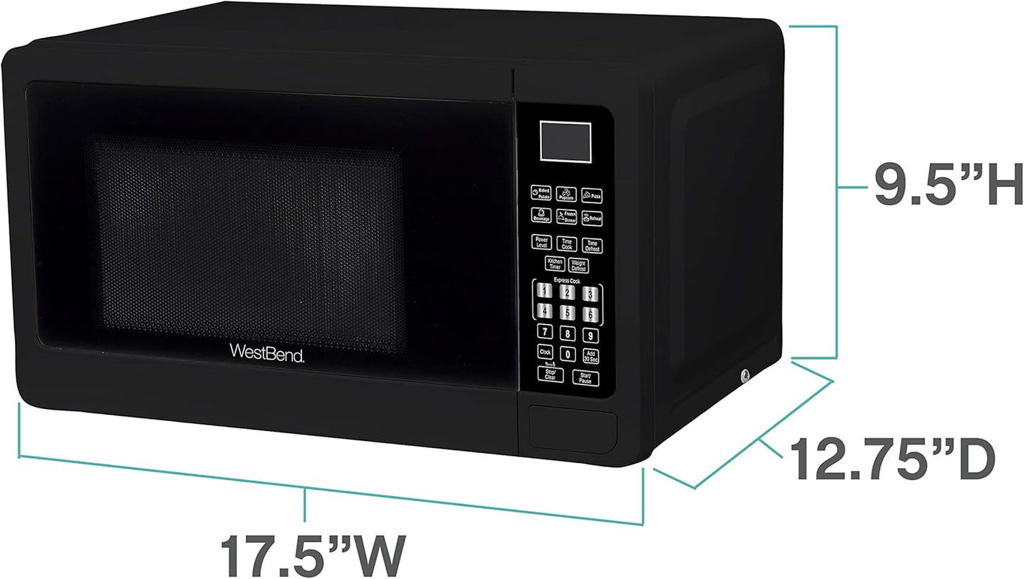 Easy Cook 0.7 Cu Ft Microwave 🍕☕ One‑Touch Meals & Snacks | Fast & Space‑Saving