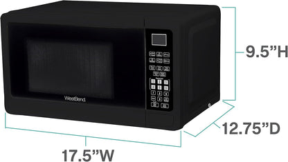 Easy Cook 0.7 Cu Ft Microwave 🍕☕ One‑Touch Meals & Snacks | Fast & Space‑Saving