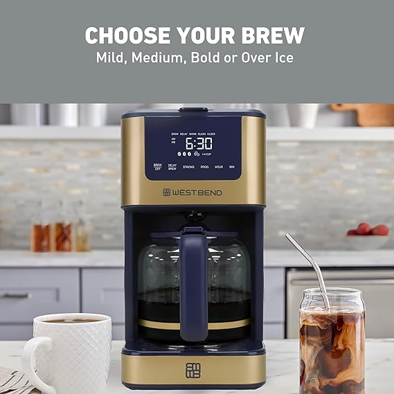 One‑Touch Programmable Coffee Maker ☕⏰ Delay Brew | Anti‑Drip | Easy Clean