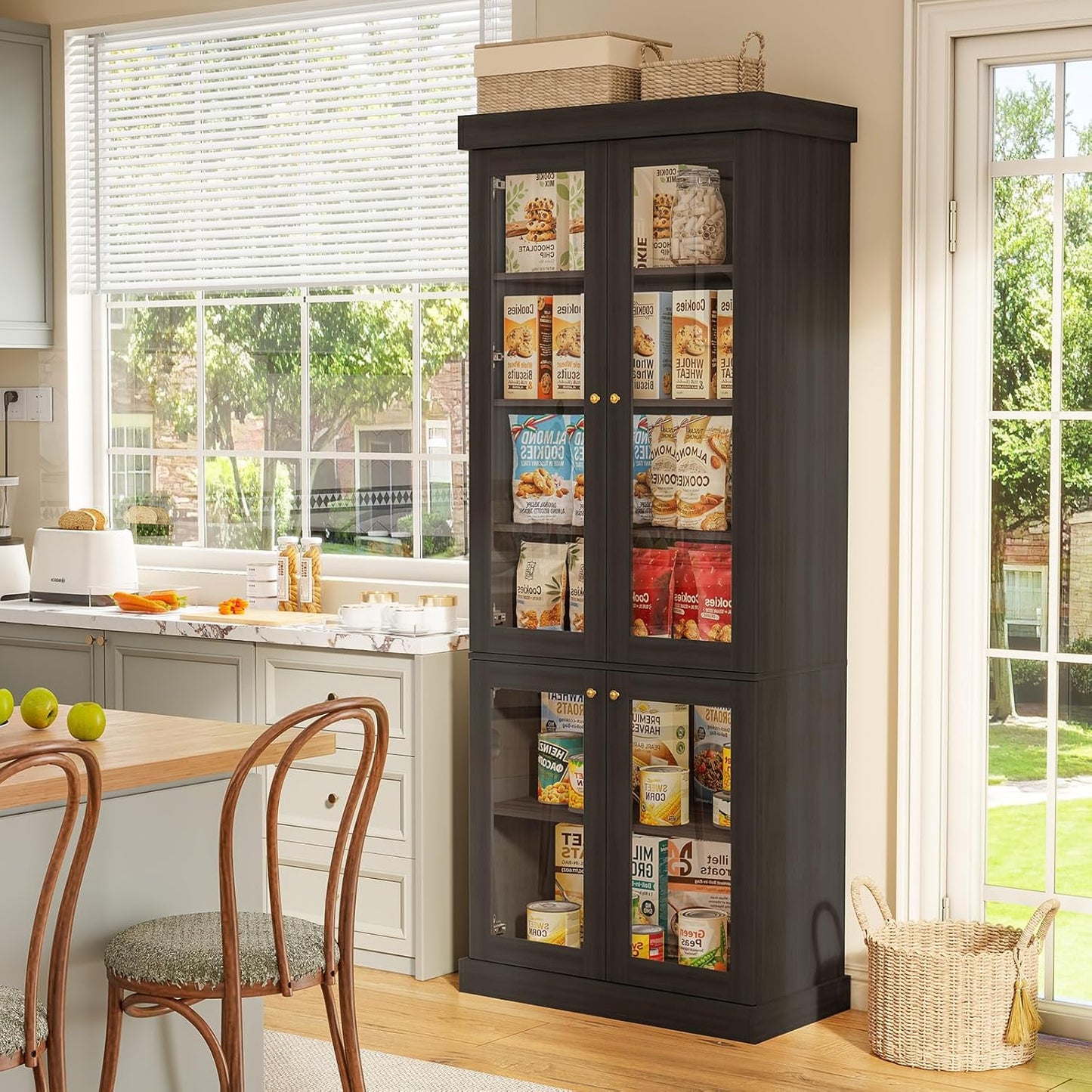 🌟 Modern Farmhouse Bookcase | Adjustable Shelves | Perfect for Books & Decor 🏡📖