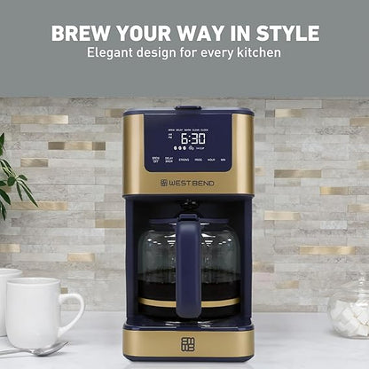 One‑Touch Programmable Coffee Maker ☕⏰ Delay Brew | Anti‑Drip | Easy Clean