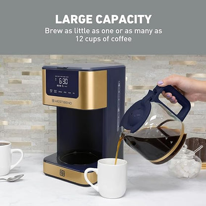 One‑Touch Programmable Coffee Maker ☕⏰ Delay Brew | Anti‑Drip | Easy Clean
