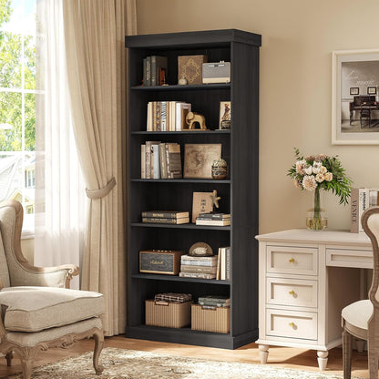 🌟 Modern Farmhouse Bookcase | Adjustable Shelves | Perfect for Books & Decor 🏡📖