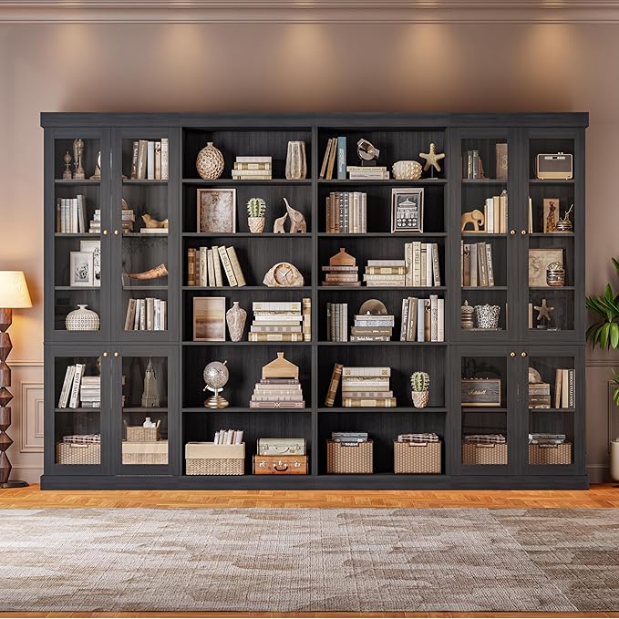 🌟 Modern Farmhouse Bookcase | Adjustable Shelves | Perfect for Books & Decor 🏡📖